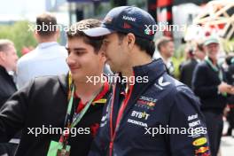 Sergio Perez (MEX) Red Bull Racing. 30.07.2023. Formula 1 World Championship, Rd 13, Belgian Grand Prix, Spa Francorchamps, Belgium, Race Day.