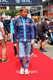 Alexander Albon (THA) Williams Racing on the drivers' parade. 30.07.2023. Formula 1 World Championship, Rd 13, Belgian Grand Prix, Spa Francorchamps, Belgium, Race Day.