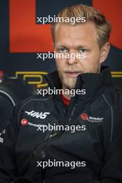 Kevin Magnussen (DEN) Haas F1 Team in the FIA Press Conference. 27.07.2023. Formula 1 World Championship, Rd 13, Belgian Grand Prix, Spa Francorchamps, Belgium, Preparation Day.