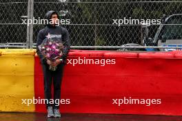 Juan Manuel Correa (USA) - Run for Anthoine Hubert. 27.07.2023. Formula 1 World Championship, Rd 13, Belgian Grand Prix, Spa Francorchamps, Belgium, Preparation Day.