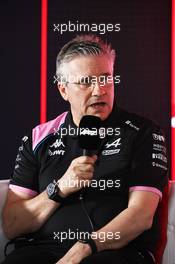 Pat Fry (GBR) Alpine F1 Team Chief Technical Officer in the FIA Press Conference. 03.03.2023. Formula 1 World Championship, Rd 1, Bahrain Grand Prix, Sakhir, Bahrain, Practice Day
