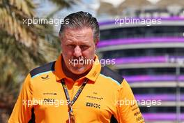 Zak Brown (USA) McLaren Executive Director. 03.03.2023. Formula 1 World Championship, Rd 1, Bahrain Grand Prix, Sakhir, Bahrain, Practice Day