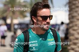 Fernando Alonso (ESP) Aston Martin F1 Team. 03.03.2023. Formula 1 World Championship, Rd 1, Bahrain Grand Prix, Sakhir, Bahrain, Practice Day