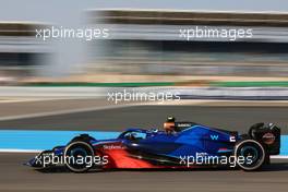 Logan Sargeant (USA) Williams Racing FW45 with flow-vis paint. 03.03.2023. Formula 1 World Championship, Rd 1, Bahrain Grand Prix, Sakhir, Bahrain, Practice Day