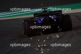 Alexander Albon (THA) Williams Racing FW45 sends sparks flying. 03.03.2023. Formula 1 World Championship, Rd 1, Bahrain Grand Prix, Sakhir, Bahrain, Practice Day
