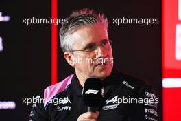 Pat Fry (GBR) Alpine F1 Team Chief Technical Officer in the FIA Press Conference. 03.03.2023. Formula 1 World Championship, Rd 1, Bahrain Grand Prix, Sakhir, Bahrain, Practice Day