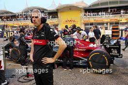 Alessandro Alunni Bravi (ITA) Alfa Romeo F1 Team Managing Director and Team Representative on the grid. 05.03.2023. Formula 1 World Championship, Rd 1, Bahrain Grand Prix, Sakhir, Bahrain, Race Day.