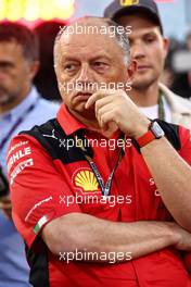 Frederic Vasseur (FRA) Ferrari Team Principal on the grid. 05.03.2023. Formula 1 World Championship, Rd 1, Bahrain Grand Prix, Sakhir, Bahrain, Race Day.