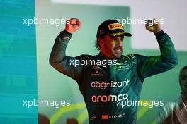 3rd place Fernando Alonso (ESP) Aston Martin F1 Team. 05.03.2023. Formula 1 World Championship, Rd 1, Bahrain Grand Prix, Sakhir, Bahrain, Race Day.