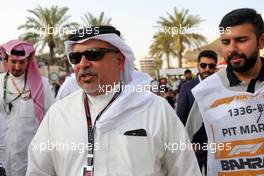 Crown Prince Shaikh Salman bin Isa Hamad Al Khalifa (BRN). 05.03.2023. Formula 1 World Championship, Rd 1, Bahrain Grand Prix, Sakhir, Bahrain, Race Day.