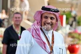 Prince Khalid Bin Sultan Al Faisal (KSA) President of the Saudi Automobile and Motorcycle Federation 04.03.2023. Formula 1 World Championship, Rd 1, Bahrain Grand Prix, Sakhir, Bahrain, Qualifying Day.