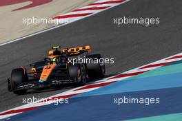 Lando Norris (GBR) McLaren MCL60. 04.03.2023. Formula 1 World Championship, Rd 1, Bahrain Grand Prix, Sakhir, Bahrain, Qualifying Day.