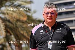 Otmar Szafnauer (USA) Alpine F1 Team, Team Principal. 05.03.2023. Formula 1 World Championship, Rd 1, Bahrain Grand Prix, Sakhir, Bahrain, Race Day.