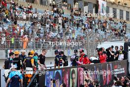 The drivers' parade. 05.03.2023. Formula 1 World Championship, Rd 1, Bahrain Grand Prix, Sakhir, Bahrain, Race Day.