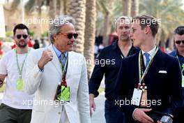 Charles Gordon-Lennox, Duke of Richmond (GBR) (Left). 05.03.2023. Formula 1 World Championship, Rd 1, Bahrain Grand Prix, Sakhir, Bahrain, Race Day.