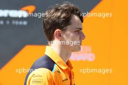 Oscar Piastri (AUS) McLaren MCL60. 02.03.2023. Formula 1 World Championship, Rd 1, Bahrain Grand Prix, Sakhir, Bahrain, Preparation Day.