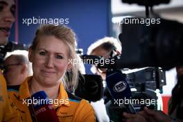 Sophie Ogg (GBR) McLaren Communications Director. 02.03.2023. Formula 1 World Championship, Rd 1, Bahrain Grand Prix, Sakhir, Bahrain, Preparation Day.