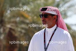 Sheikh Salman bin Isa Al-Khalifa (BRN) Chief Executive of Bahrain International Circuit. 02.03.2023. Formula 1 World Championship, Rd 1, Bahrain Grand Prix, Sakhir, Bahrain, Preparation Day.