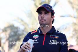 Sergio Perez (MEX) Red Bull Racing. 02.03.2023. Formula 1 World Championship, Rd 1, Bahrain Grand Prix, Sakhir, Bahrain, Preparation Day.