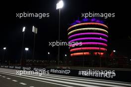 Circuit atmosphere - Circuit at night. 02.03.2023. Formula 1 World Championship, Rd 1, Bahrain Grand Prix, Sakhir, Bahrain, Preparation Day.