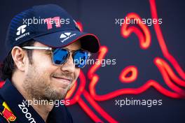 Sergio Perez (MEX) Red Bull Racing. 02.03.2023. Formula 1 World Championship, Rd 1, Bahrain Grand Prix, Sakhir, Bahrain, Preparation Day.