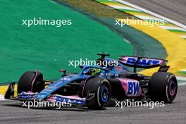 Esteban Ocon (FRA) Alpine F1 Team A523. 03.11.2023. Formula 1 World Championship, Rd 21, Brazilian Grand Prix, Sao Paulo, Brazil, Qualifying Day.