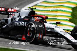 Yuki Tsunoda (JPN) AlphaTauri AT04. 03.11.2023. Formula 1 World Championship, Rd 21, Brazilian Grand Prix, Sao Paulo, Brazil, Qualifying Day.