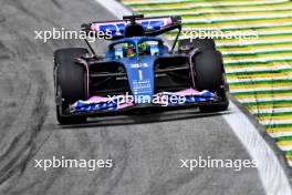 Esteban Ocon (FRA) Alpine F1 Team A523. 03.11.2023. Formula 1 World Championship, Rd 21, Brazilian Grand Prix, Sao Paulo, Brazil, Qualifying Day.