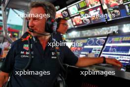 Christian Horner (GBR) Red Bull Racing Team Principal. 03.11.2023. Formula 1 World Championship, Rd 21, Brazilian Grand Prix, Sao Paulo, Brazil, Qualifying Day.