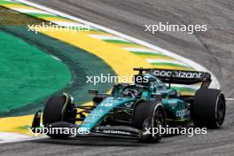 Lance Stroll (CDN) Aston Martin F1 Team AMR23. 03.11.2023. Formula 1 World Championship, Rd 21, Brazilian Grand Prix, Sao Paulo, Brazil, Qualifying Day.