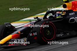 Sergio Perez (MEX) Red Bull Racing RB19. 03.11.2023. Formula 1 World Championship, Rd 21, Brazilian Grand Prix, Sao Paulo, Brazil, Qualifying Day.