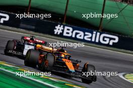 Oscar Piastri (AUS) McLaren MCL60. 05.11.2023. Formula 1 World Championship, Rd 21, Brazilian Grand Prix, Sao Paulo, Brazil, Race Day.