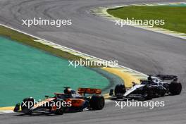 Oscar Piastri (AUS) McLaren MCL60. 05.11.2023. Formula 1 World Championship, Rd 21, Brazilian Grand Prix, Sao Paulo, Brazil, Race Day.