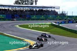 Daniel Ricciardo (AUS) AlphaTauri AT04 at the start of the race. 05.11.2023. Formula 1 World Championship, Rd 21, Brazilian Grand Prix, Sao Paulo, Brazil, Race Day.