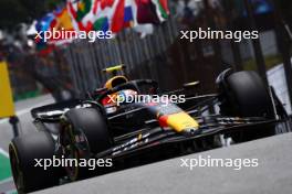 Sergio Perez (MEX) Red Bull Racing RB19. 04.11.2023. Formula 1 World Championship, Rd 21, Brazilian Grand Prix, Sao Paulo, Brazil, Sprint Day.