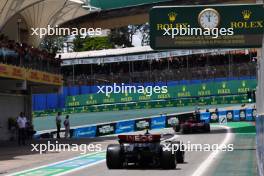 Lewis Hamilton (GBR) Mercedes AMG F1 W14 leaves the pits. 04.11.2023. Formula 1 World Championship, Rd 21, Brazilian Grand Prix, Sao Paulo, Brazil, Sprint Day.