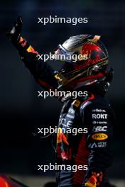 Sprint winner Max Verstappen (NLD) Red Bull Racing celebrates in parc ferme. 04.11.2023. Formula 1 World Championship, Rd 21, Brazilian Grand Prix, Sao Paulo, Brazil, Sprint Day.