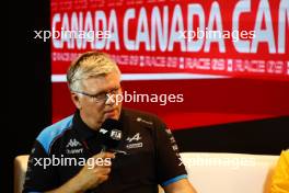 Otmar Szafnauer (USA) Alpine F1 Team, Team Principal in the FIA Press Conference. 16.06.2023. Formula 1 World Championship, Rd 9, Canadian Grand Prix, Montreal, Canada, Practice Day.