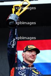 Race winner Max Verstappen (NLD) Red Bull Racing celebrates on the podium. 18.06.2023. Formula 1 World Championship, Rd 9, Canadian Grand Prix, Montreal, Canada, Race Day.