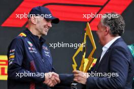 Adrian Newey (GBR) Red Bull Racing Chief Technical Officer celebrates on the podium. 18.06.2023. Formula 1 World Championship, Rd 9, Canadian Grand Prix, Montreal, Canada, Race Day.
