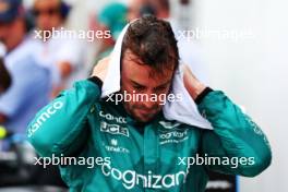 Second placed Fernando Alonso (ESP) Aston Martin F1 Team in parc ferme. 18.06.2023. Formula 1 World Championship, Rd 9, Canadian Grand Prix, Montreal, Canada, Race Day.