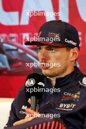 Max Verstappen (NLD) Red Bull Racing in the post race FIA Press Conference. 18.06.2023. Formula 1 World Championship, Rd 9, Canadian Grand Prix, Montreal, Canada, Race Day.