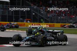 Lewis Hamilton (GBR) Mercedes AMG F1 W14. 18.06.2023. Formula 1 World Championship, Rd 9, Canadian Grand Prix, Montreal, Canada, Race Day.