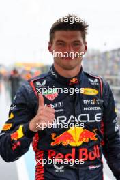 Max Verstappen (NLD) Red Bull Racing celebrates his pole position. 17.06.2023. Formula 1 World Championship, Rd 9, Canadian Grand Prix, Montreal, Canada, Qualifying Day.