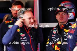 Christian Horner (GBR) Red Bull Racing Team Principal and Max Verstappen (NLD) Red Bull Racing. 17.06.2023. Formula 1 World Championship, Rd 9, Canadian Grand Prix, Montreal, Canada, Qualifying Day.