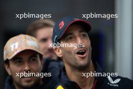 Daniel Ricciardo (AUS) Red Bull Racing Reserve and Third Driver and Sergio Perez (MEX) Red Bull Racing. 17.06.2023. Formula 1 World Championship, Rd 9, Canadian Grand Prix, Montreal, Canada, Qualifying Day.