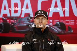 Nico Hulkenberg (GER) Haas F1 Team in the post qualifying FIA Press Conference. 17.06.2023. Formula 1 World Championship, Rd 9, Canadian Grand Prix, Montreal, Canada, Qualifying Day.