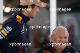 Sergio Perez (MEX) Red Bull Racing with Dr Helmut Marko (AUT) Red Bull Motorsport Consultant. 18.06.2023. Formula 1 World Championship, Rd 9, Canadian Grand Prix, Montreal, Canada, Race Day.
