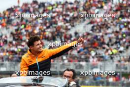 Lando Norris (GBR) McLaren on the drivers' parade. 18.06.2023. Formula 1 World Championship, Rd 9, Canadian Grand Prix, Montreal, Canada, Race Day.