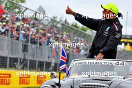 Lewis Hamilton (GBR) Mercedes AMG F1 on the drivers' parade. 18.06.2023. Formula 1 World Championship, Rd 9, Canadian Grand Prix, Montreal, Canada, Race Day.